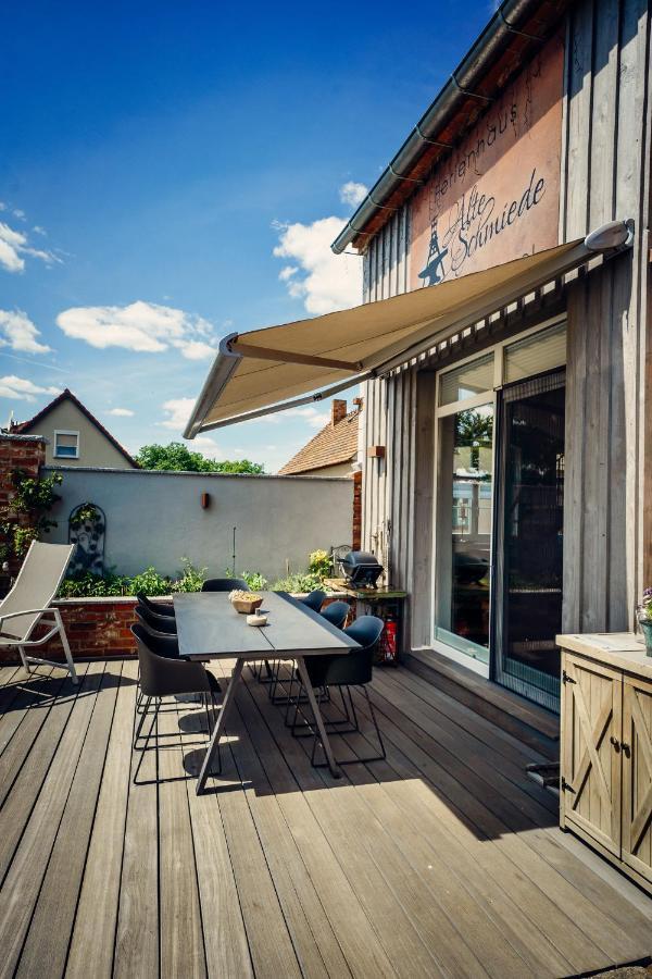 Alte Schmiede Mit Sauna, Pool Und Whirpool Im Aussenbereich Schoenstes Ferienhaus Der Lausitz Elsterheide ภายนอก รูปภาพ